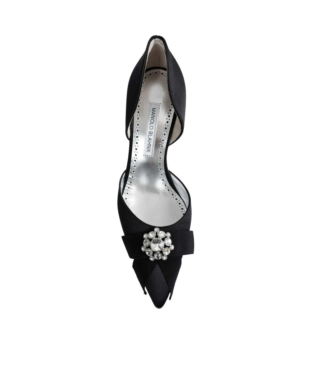 Manolo Blahnik Black Pointed-Toe High-Heeled Boots