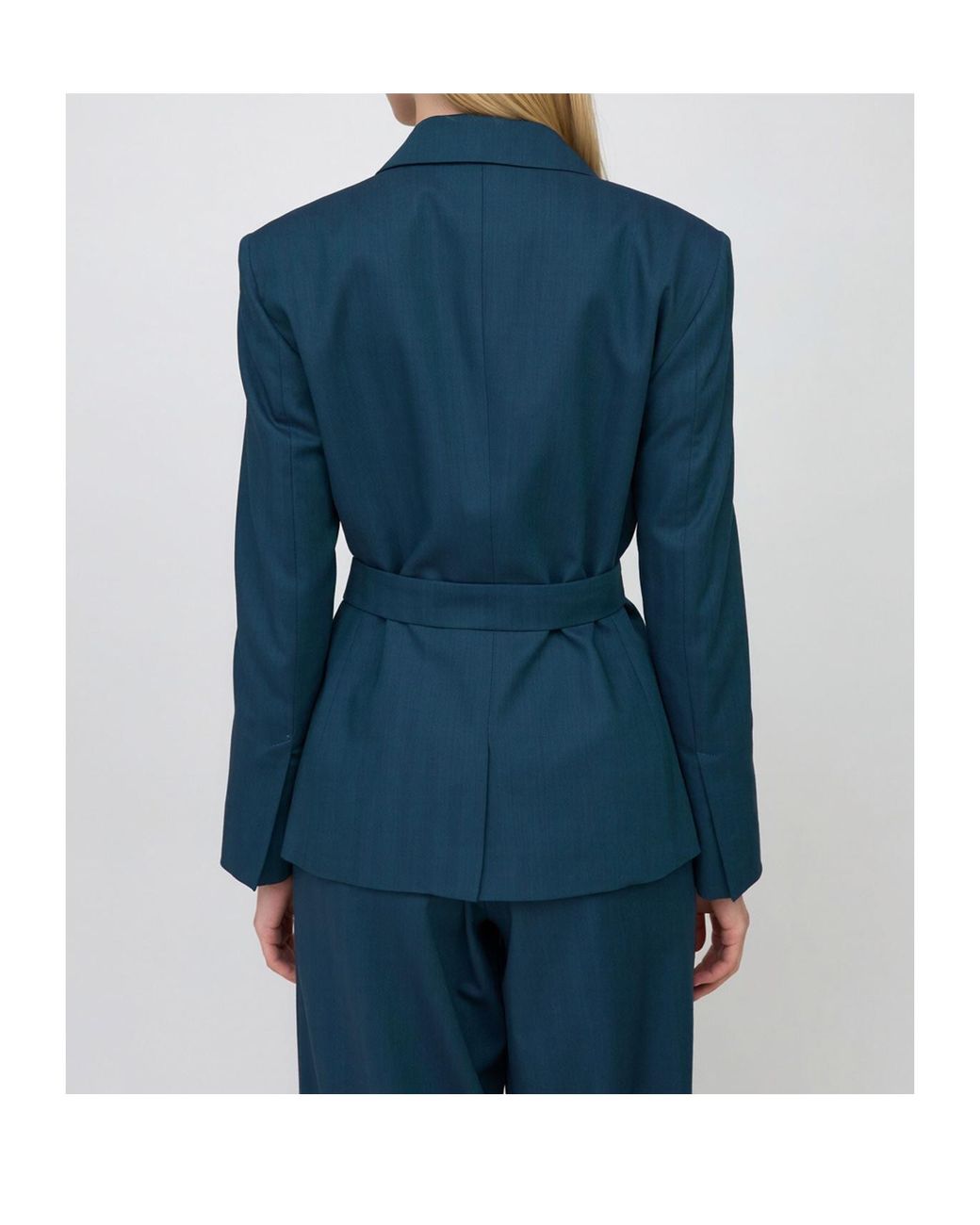 Marella Blue Belted Jacket