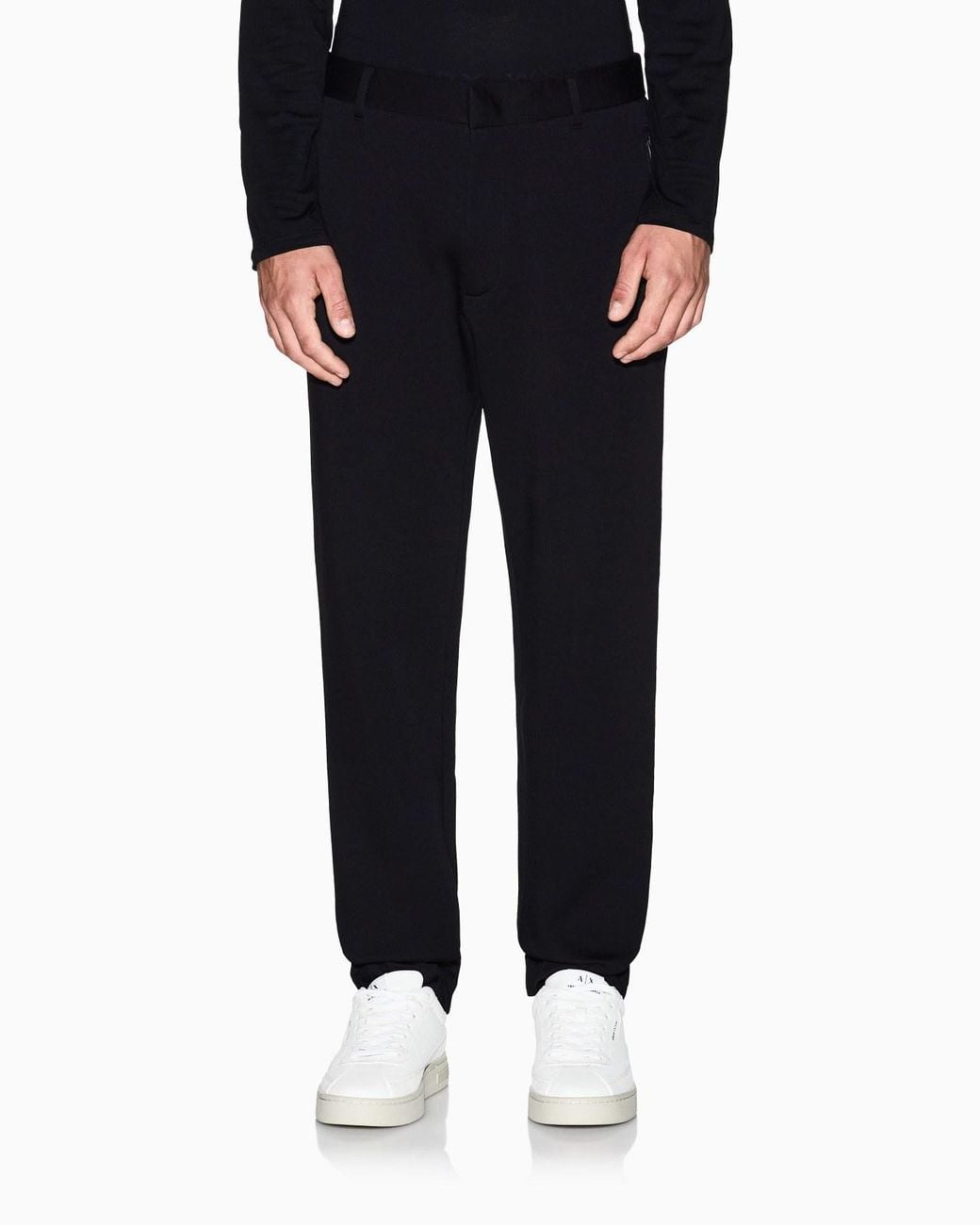 ARMANI EXCHANGE Blue Zipper Pocket Slacks for men