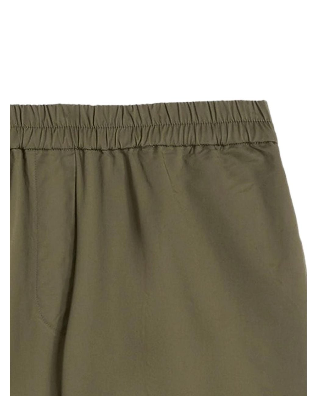 Aspesi Green Elastic Waist Shorts