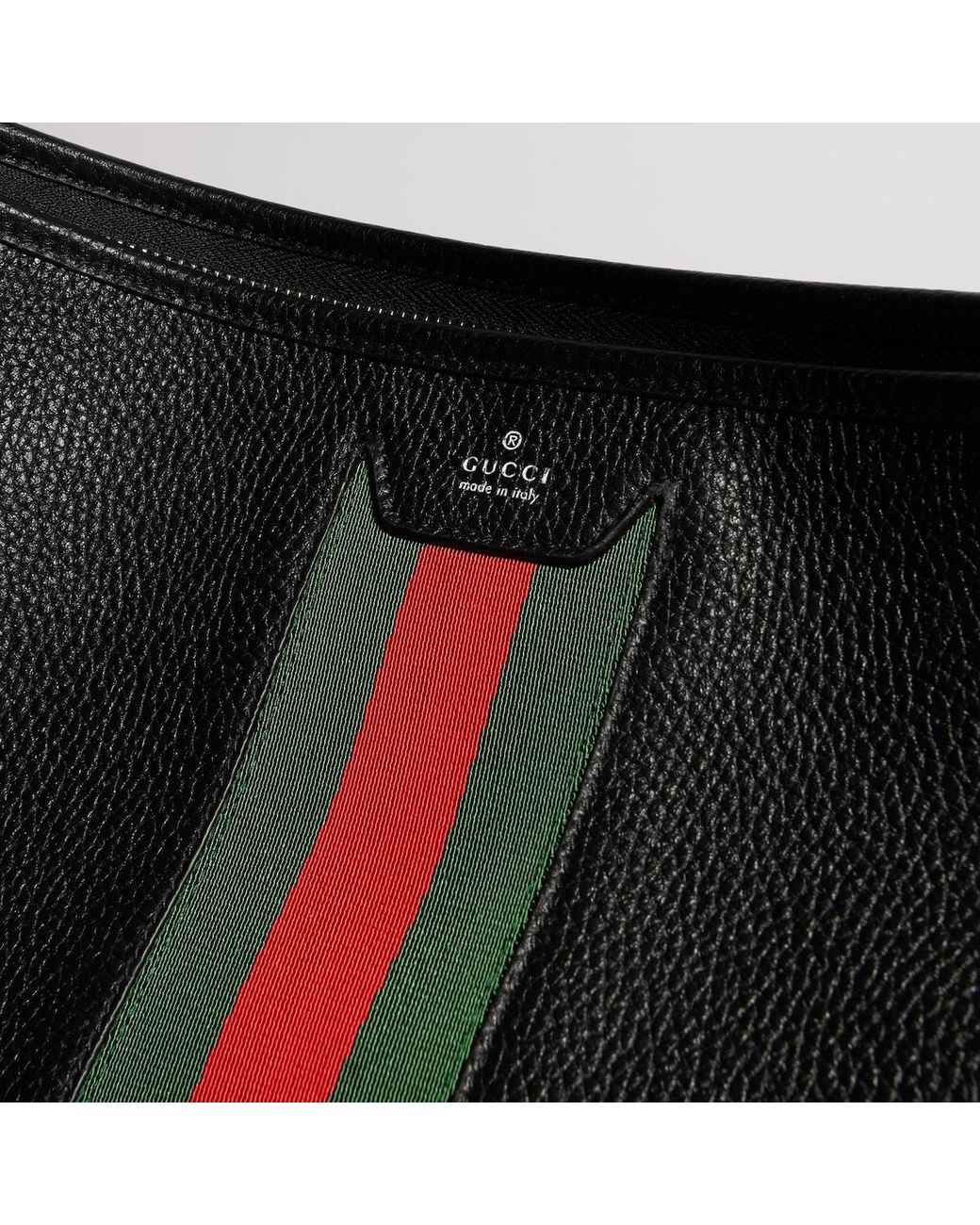 Gucci Black Web Trademark Small Crossbody Bag for men