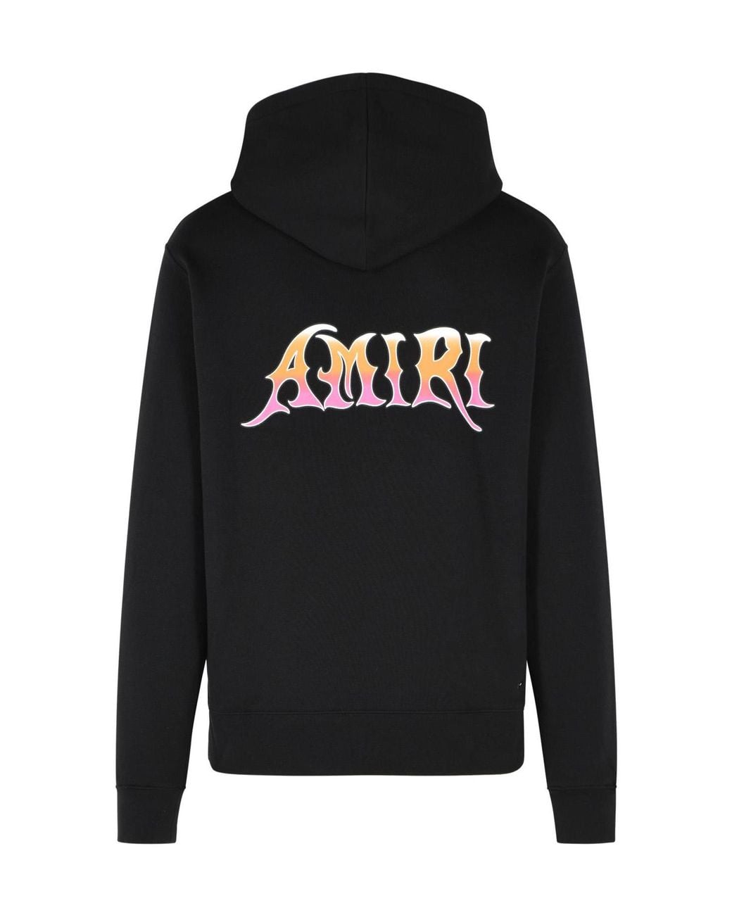 Amiri Black Logo Print Hoodie for men