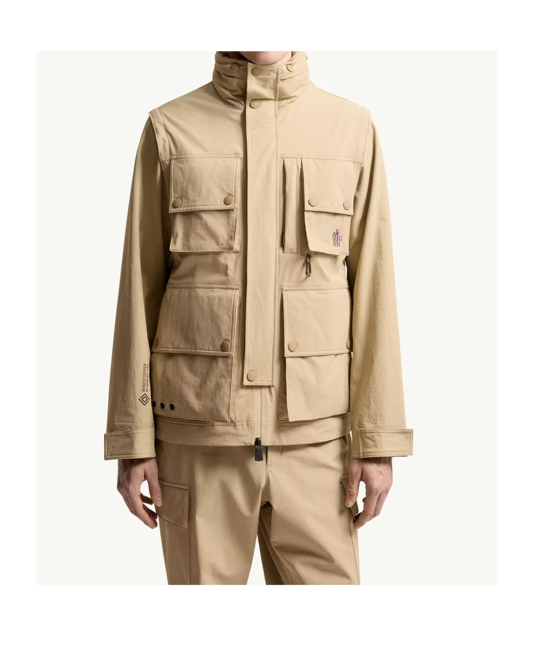 Moncler Natural Grenoble Lione Hooded Jacket for men