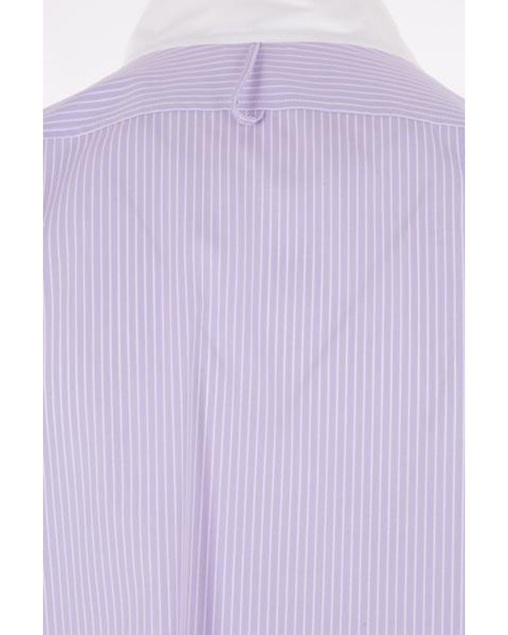 Loewe Purple Striped Asymmetric Shirt