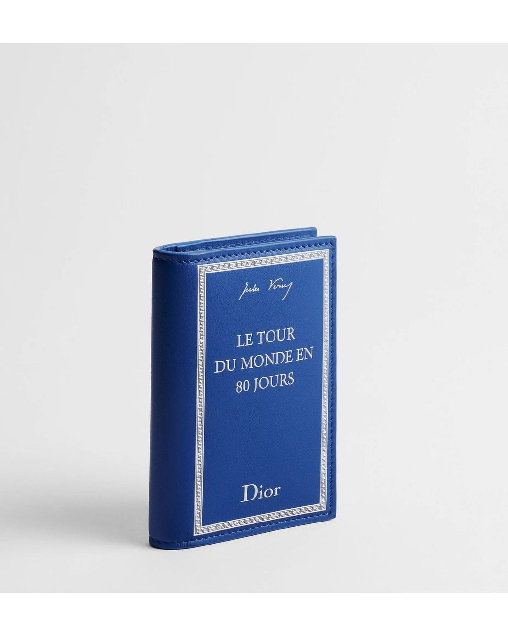 Dior Blue Bifold Card Holder for men