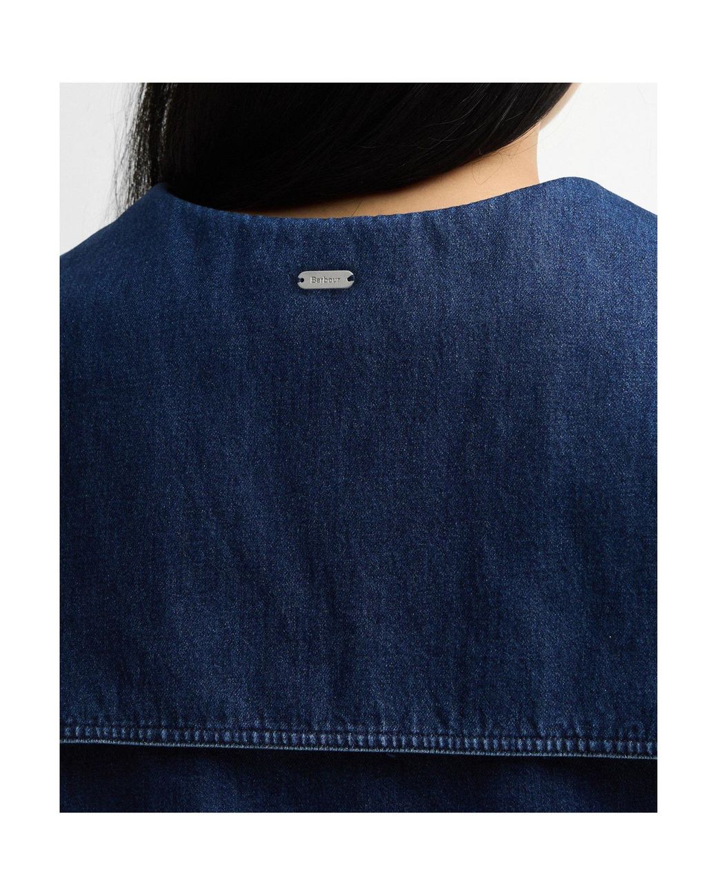 Barbour Blue Long-Sleeve Denim Shirt