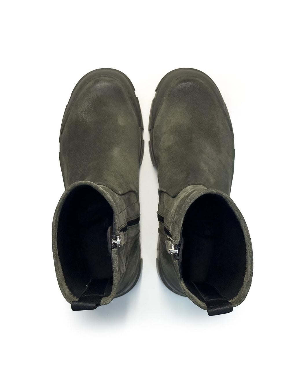 Vic Matié Green Platform Mid-Calf Boots