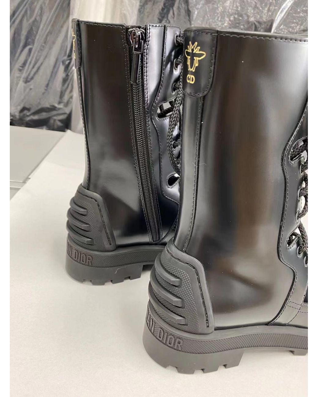 Dior Black Laced Boots