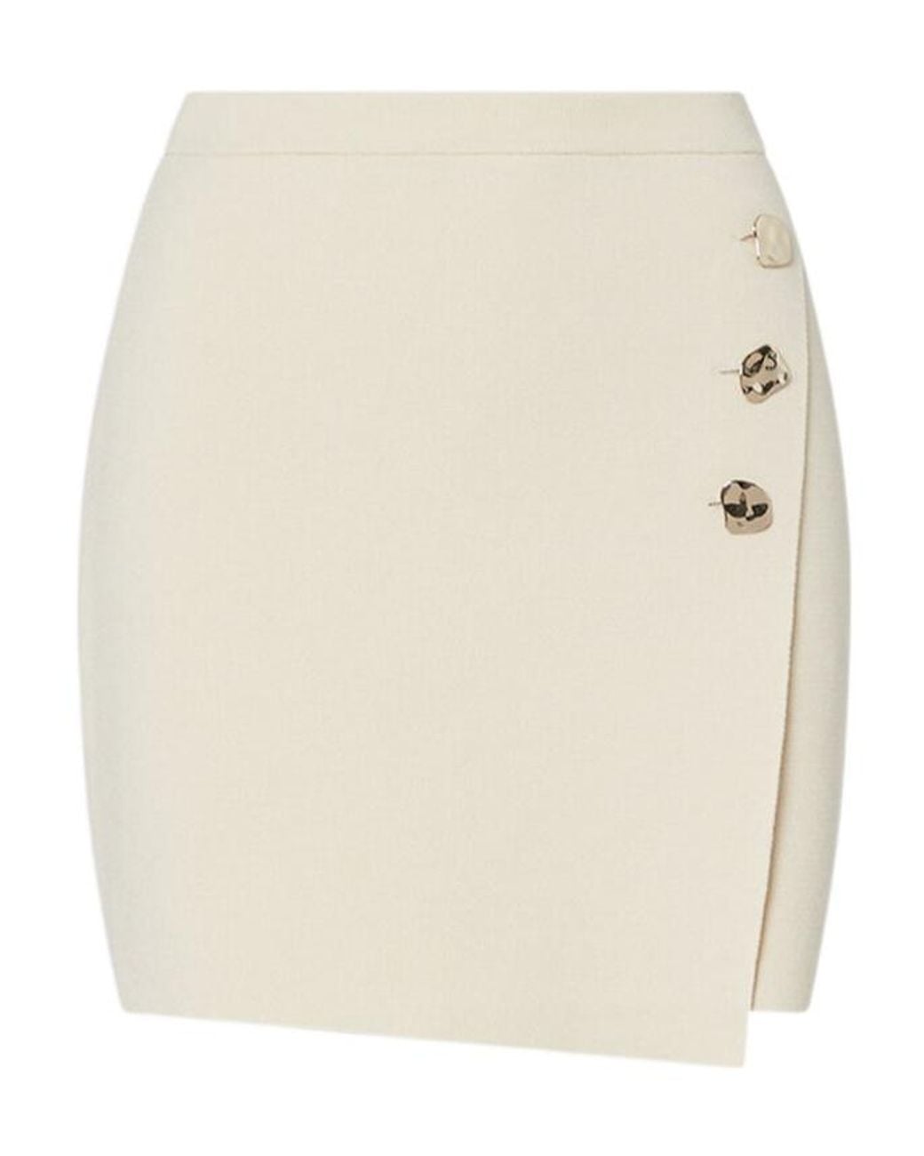 Liu Jo Natural Knitted Mini Skirt