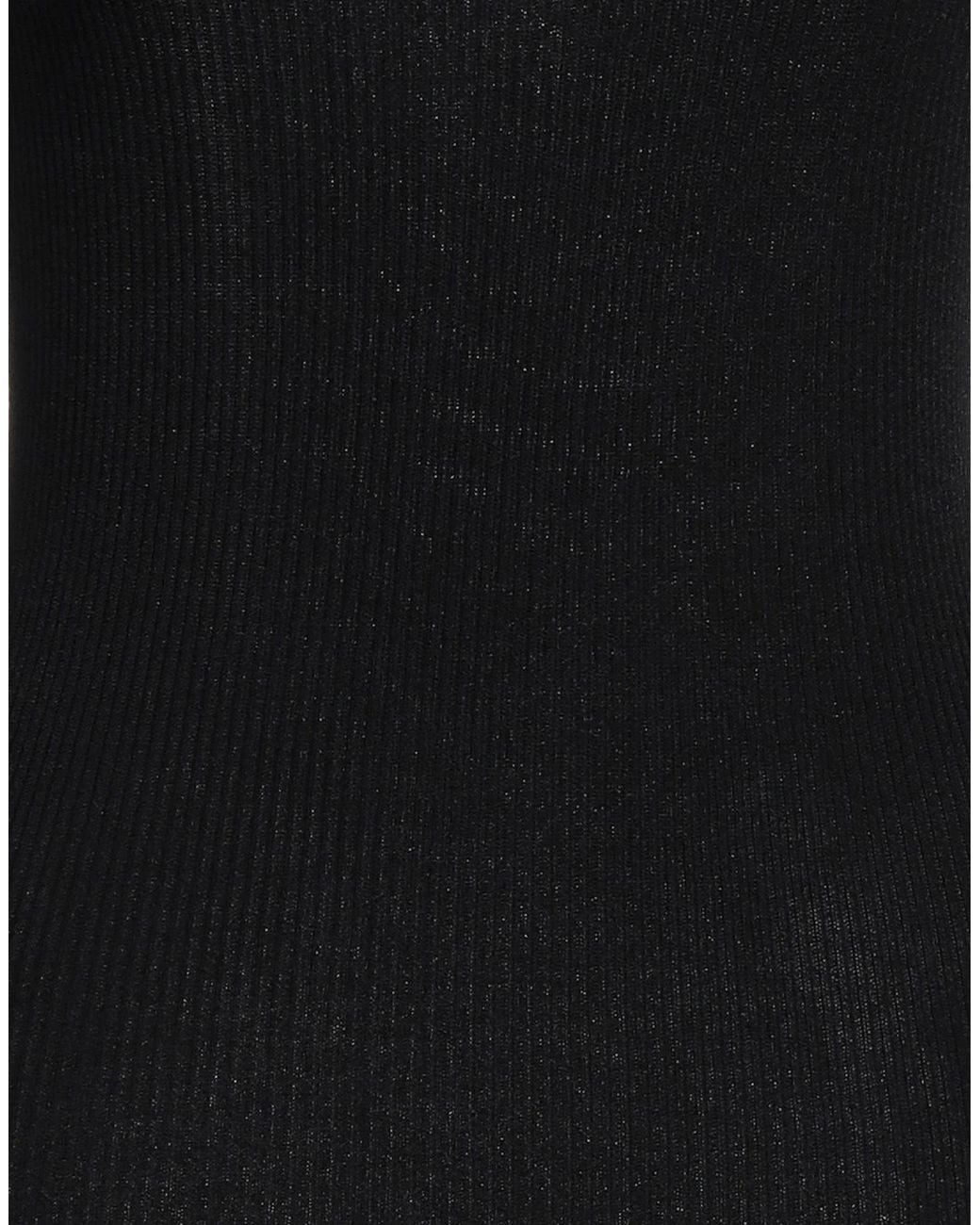 Max Mara Black Lightweight Knit Tops