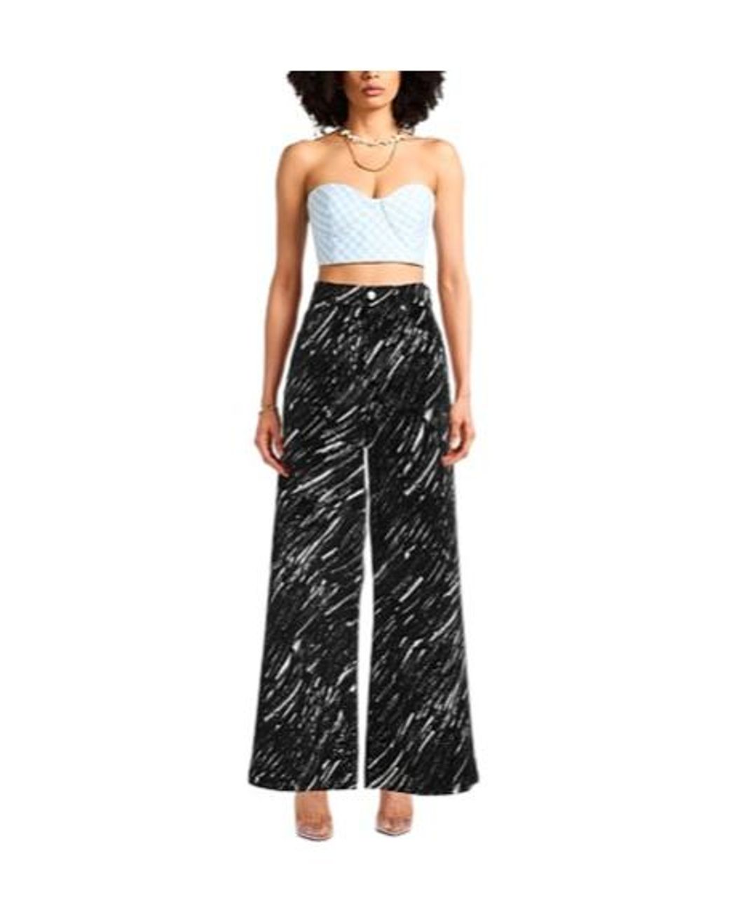 Marni Black Wide-Leg Trousers