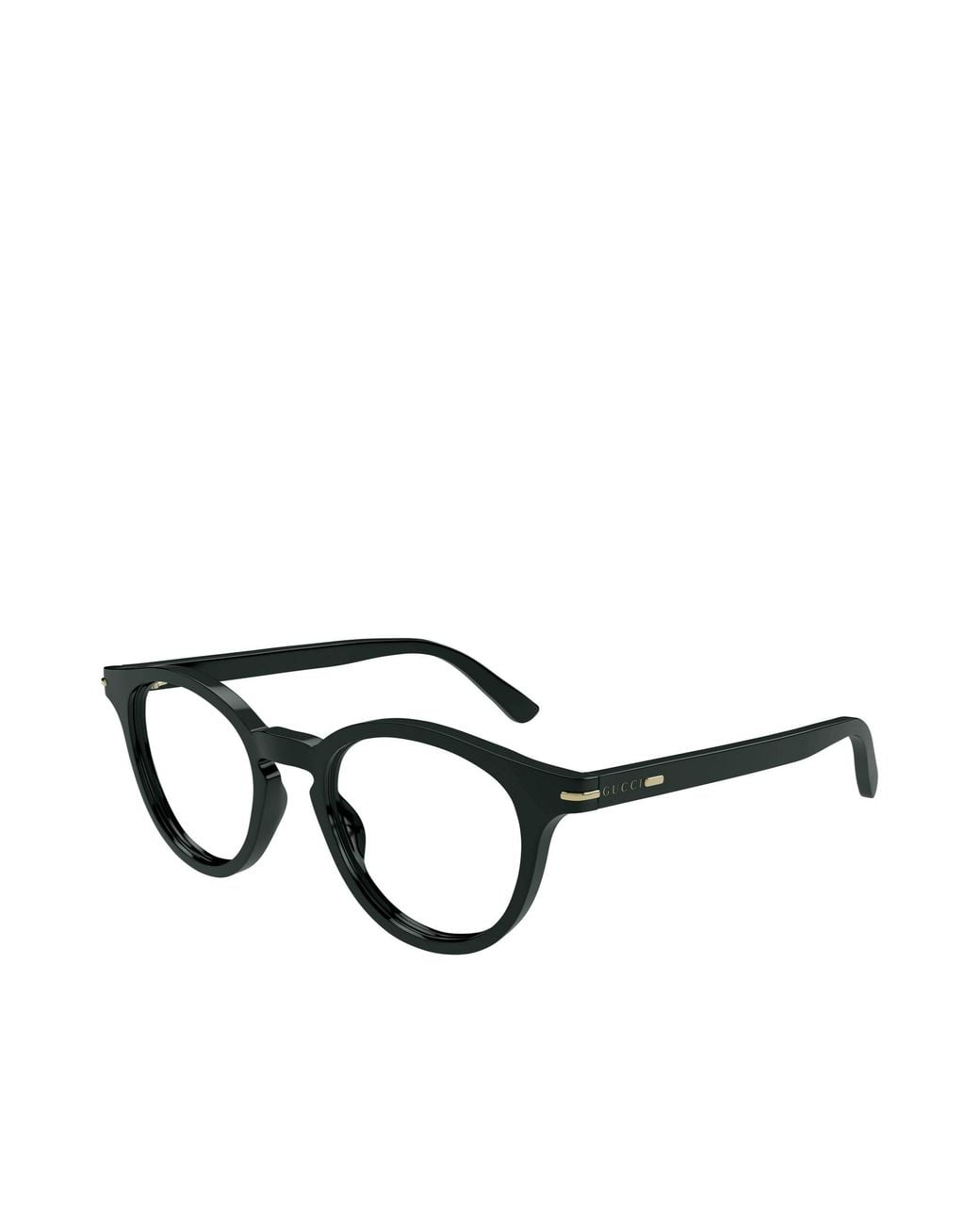 Gucci White Eyewear Round Optical Frame Glasses for men