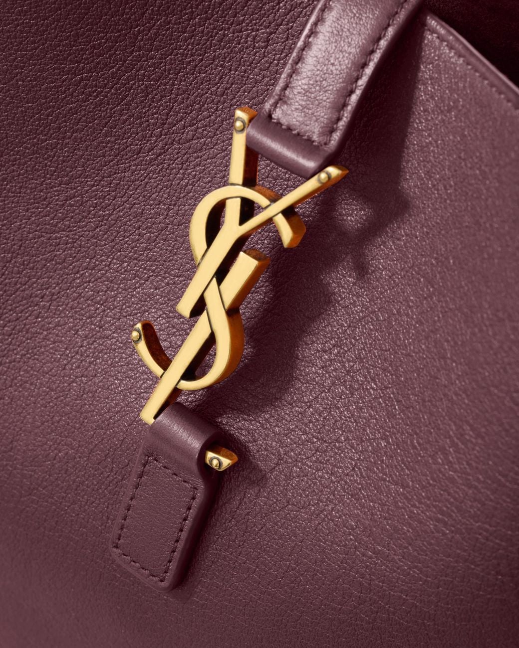Saint Laurent Purple Le 5 À 7 Supple Large
