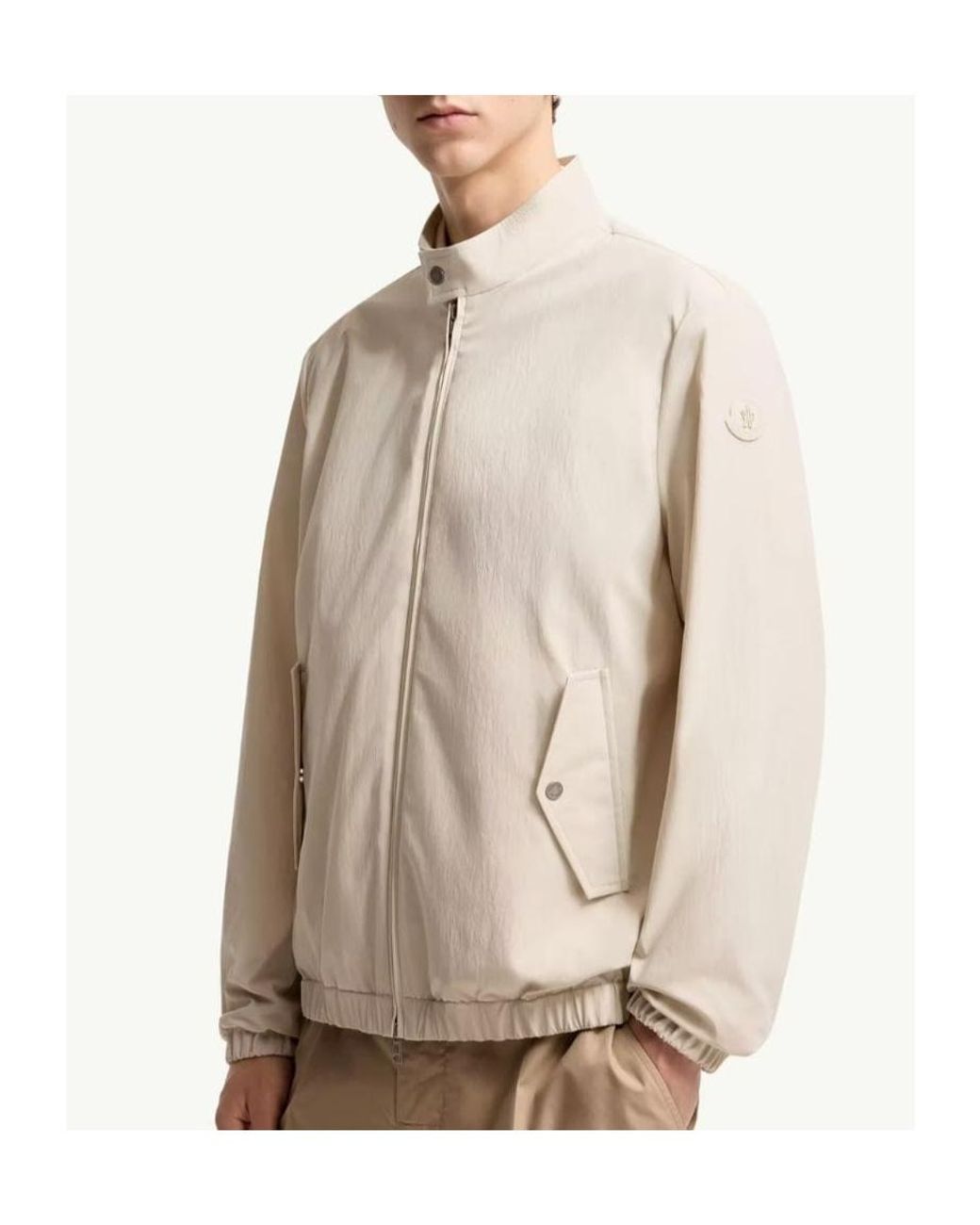 Moncler Natural Typeray Zip-Up Jacket for men