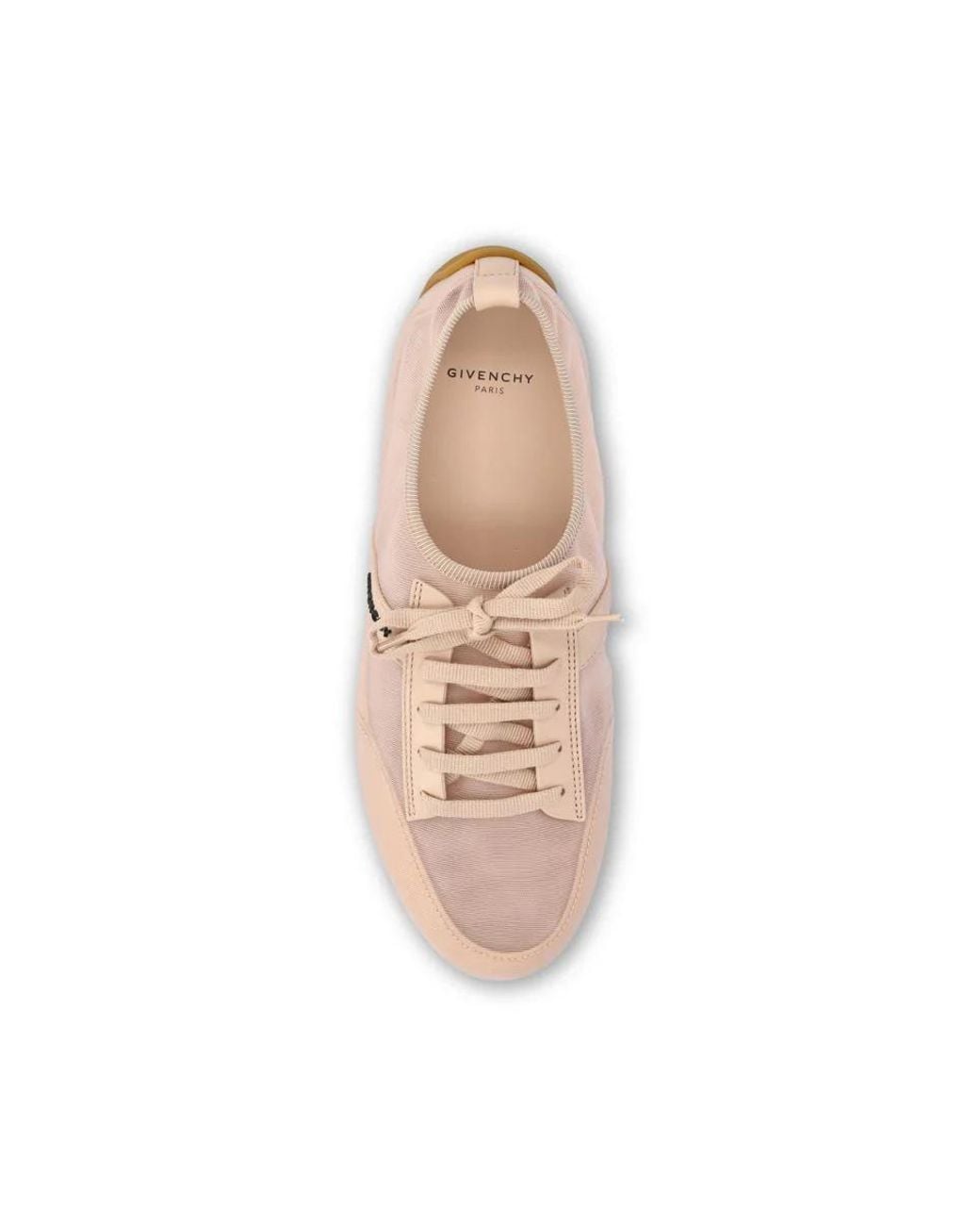 Givenchy Pink Slim Lace-Up Sneakers