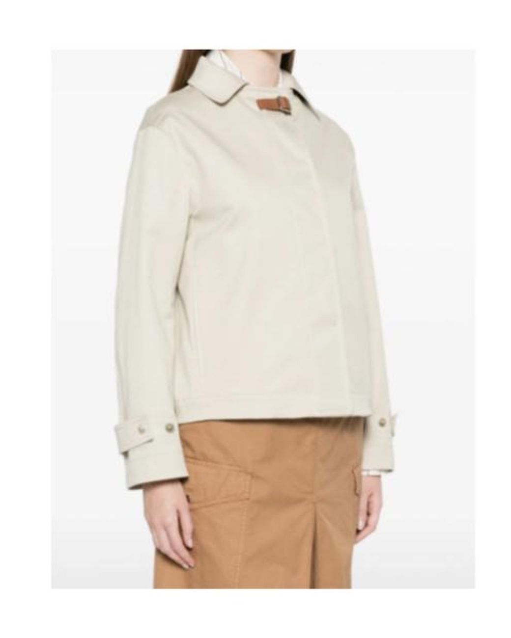 Herno White Long-Sleeved Jacket