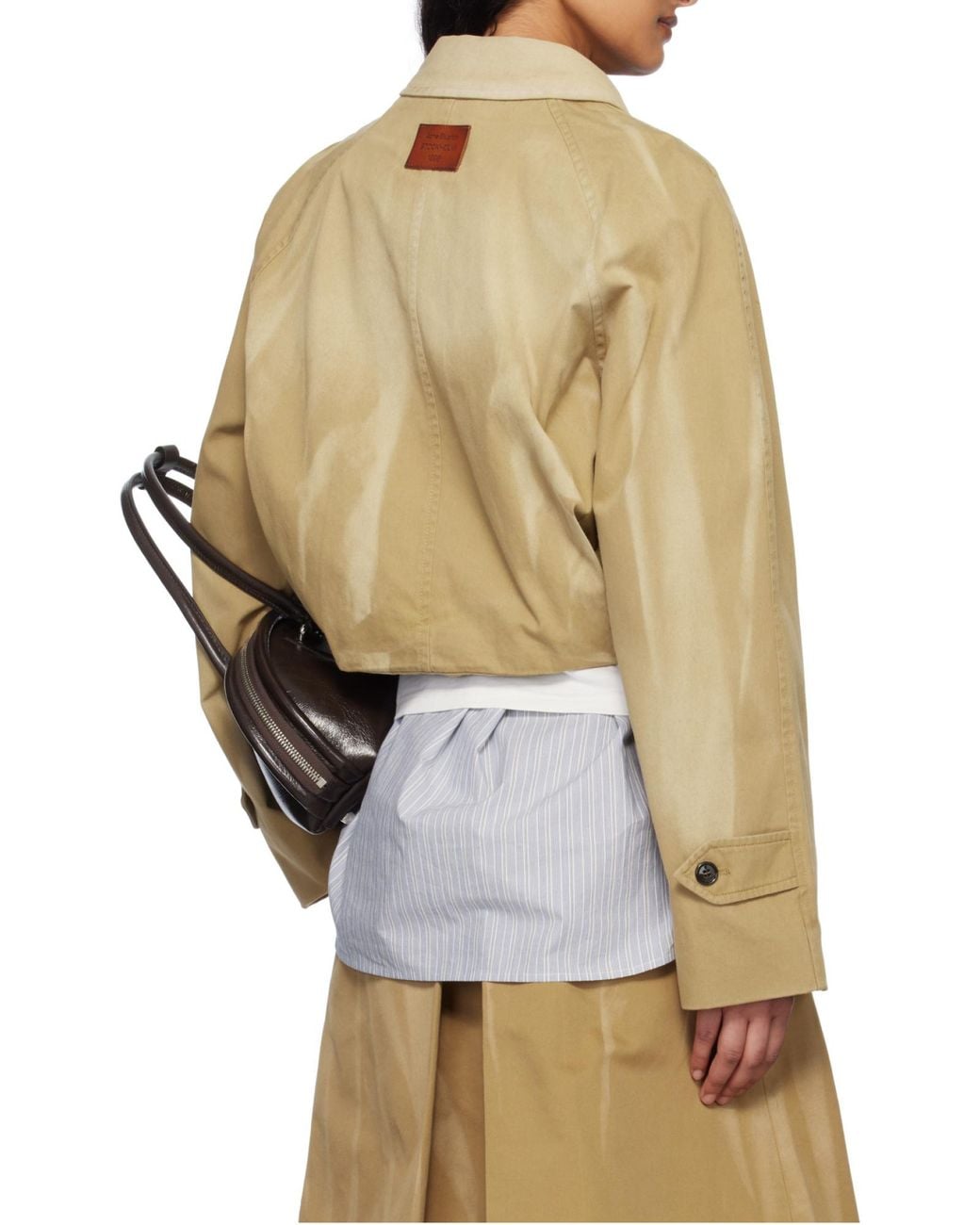 Acne Natural Long-Sleeved Casual Jacket