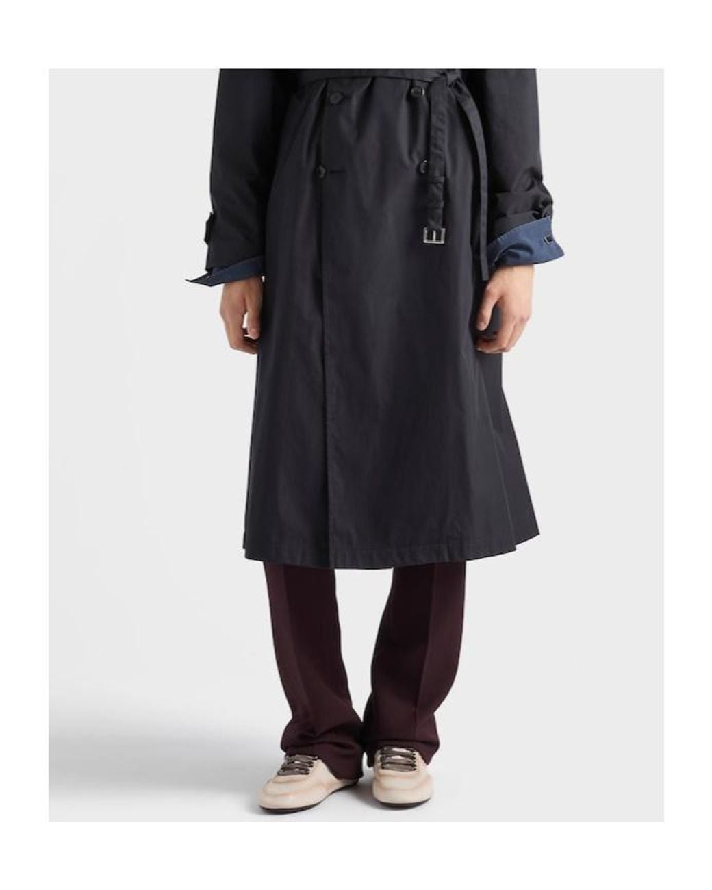 Prada Purple Wool Pants for men