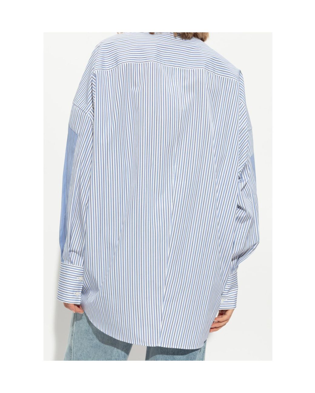 Stella McCartney Blue Striped Boyfriend Shirt