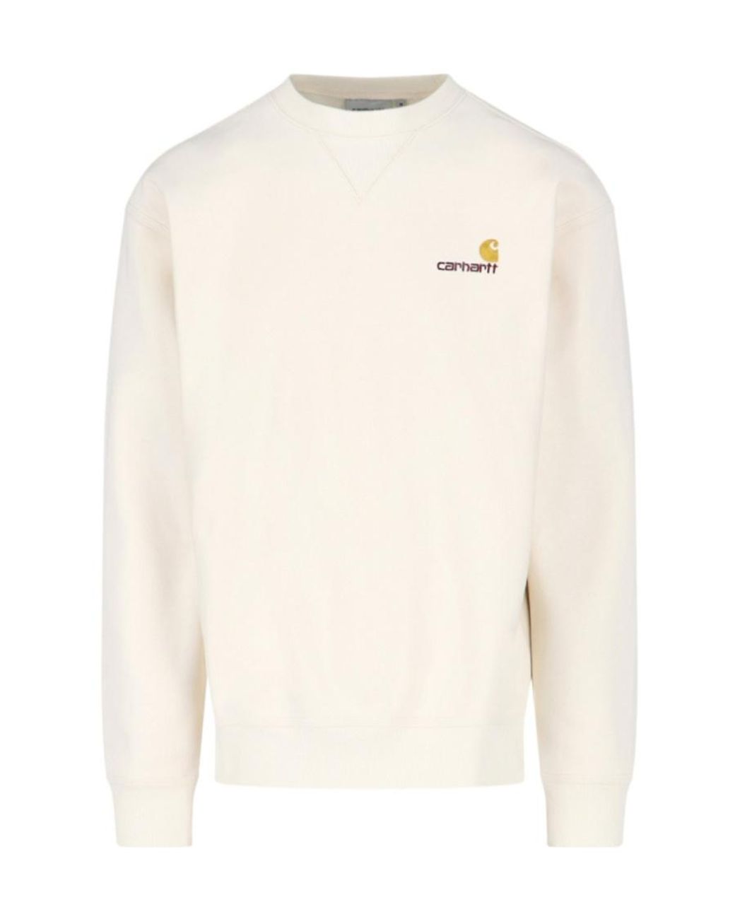Carhartt White American Script Sweatshirt for men