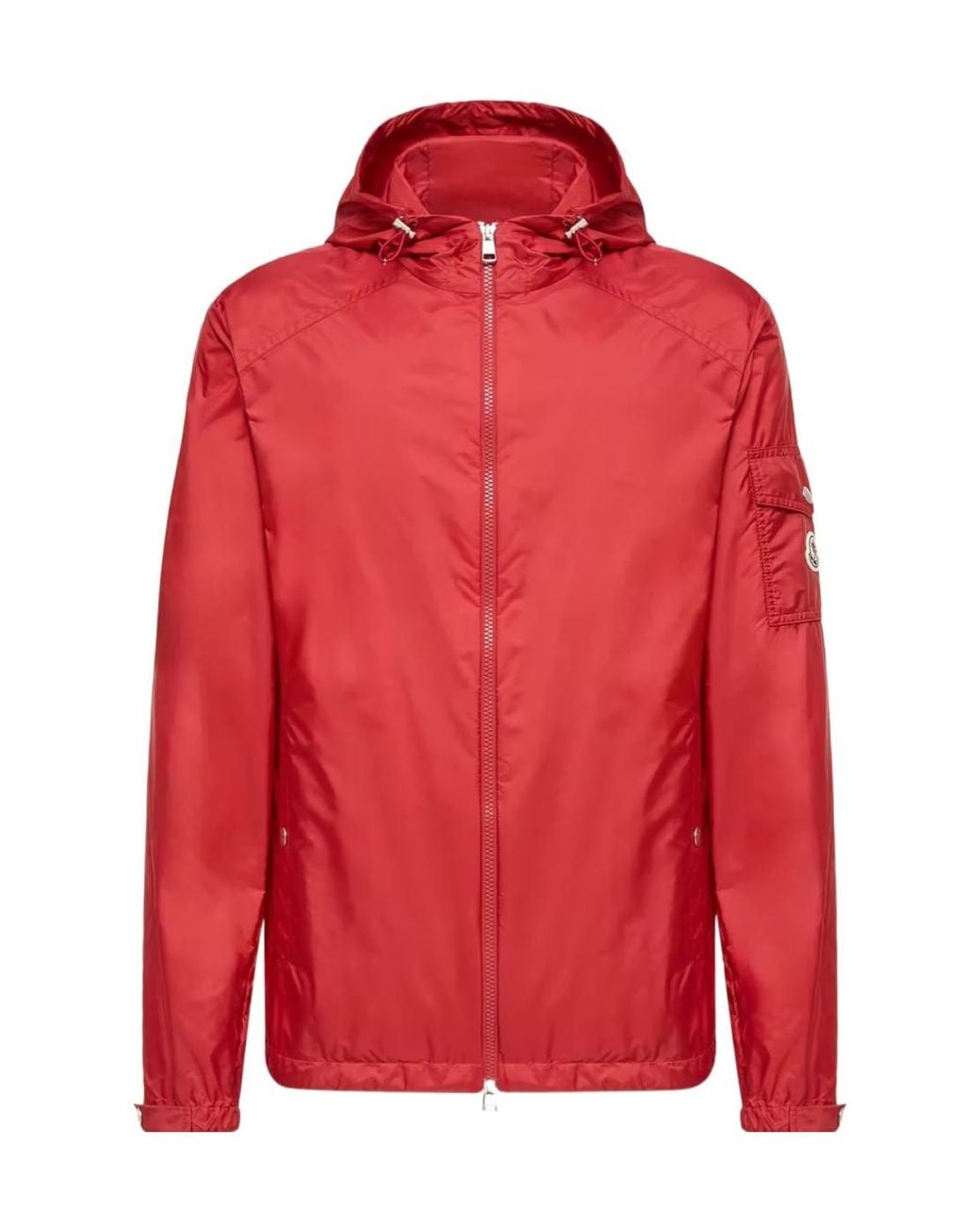 Moncler Red Etiache Hooded Jacket for men