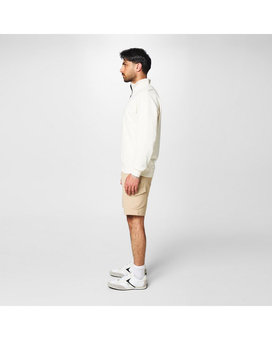 Boss White Casual Sports Shoes for men