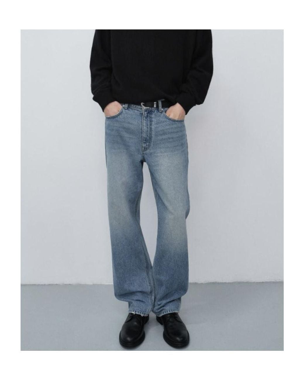 DUNST Blue Belt-Loop Jeans for men