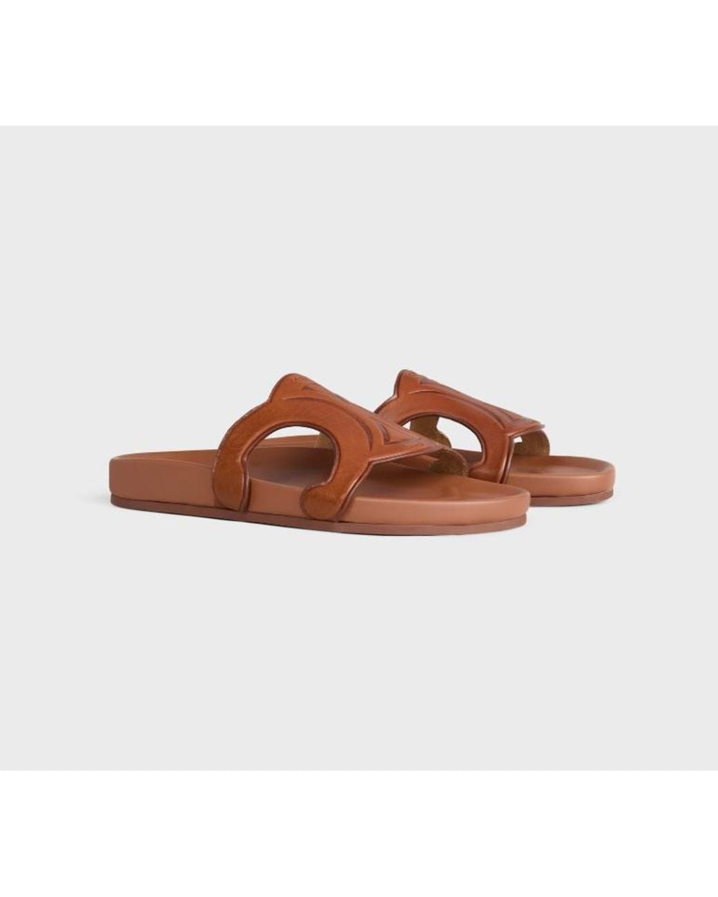 Céline Brown Triomphe Slide