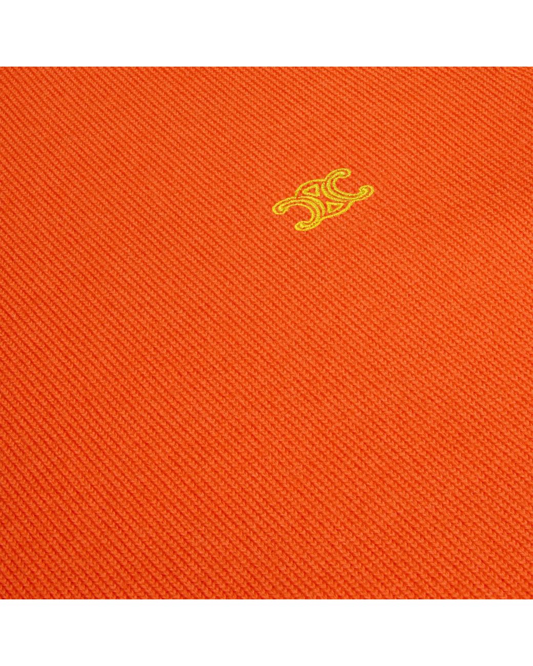Céline Orange Crewneck Sweater for men
