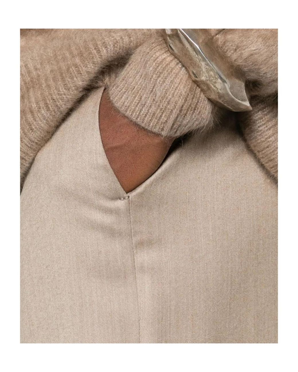 Berwich Natural Patrizia Palazzo Pants