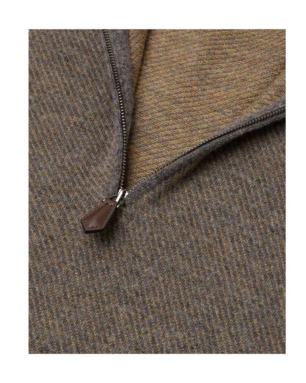 Loro Piana Gray Roadster Sweater for men