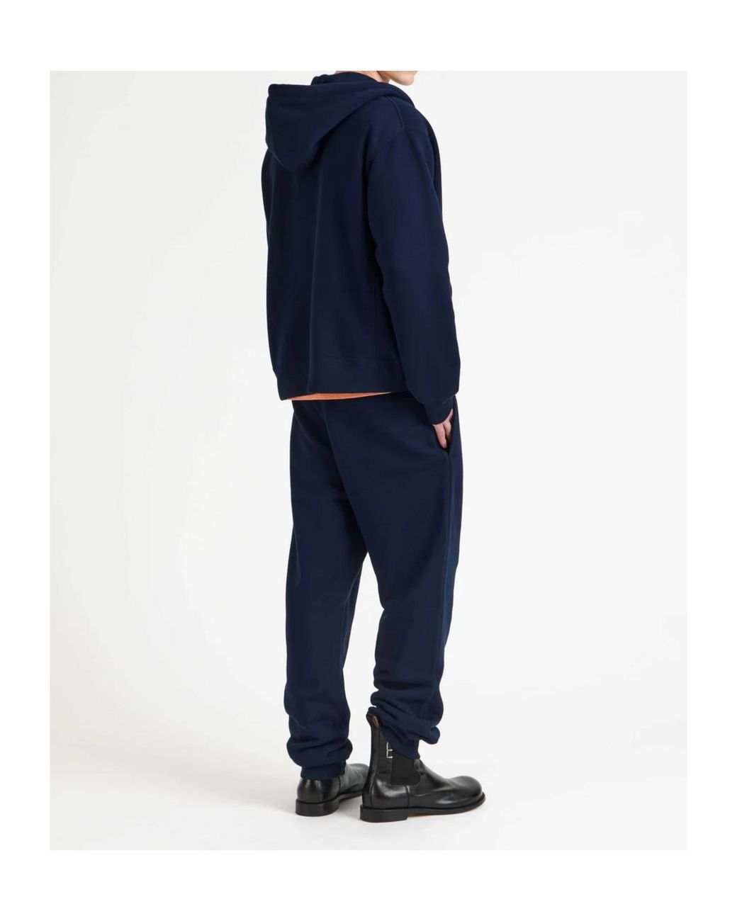 J.W. Anderson Blue Jw Anderson Zip-Up Drawstring Hoodie for men
