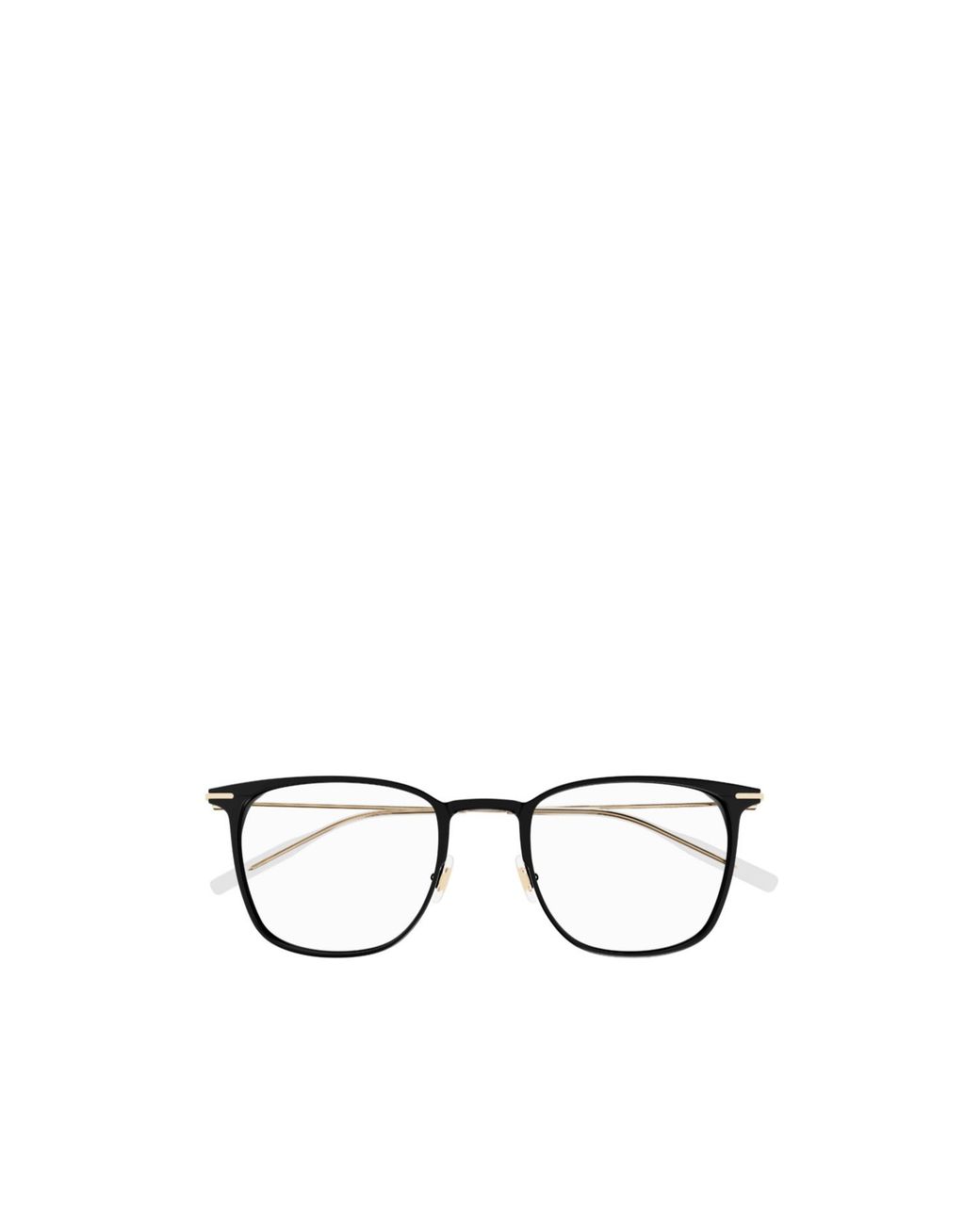 Montblanc White Eyewear Square Frame Glasses for men