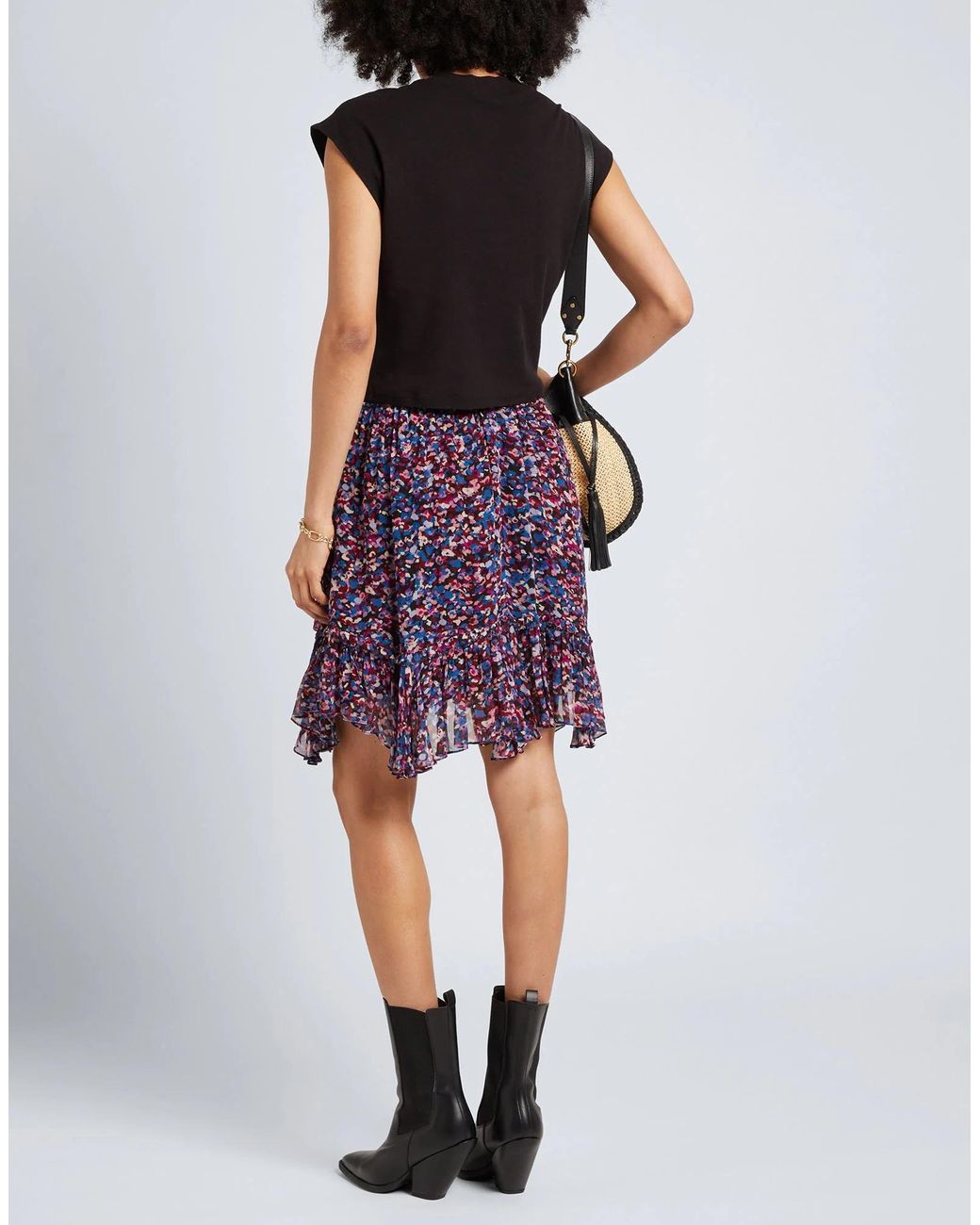Isabel Marant Blue Floralprint Dress