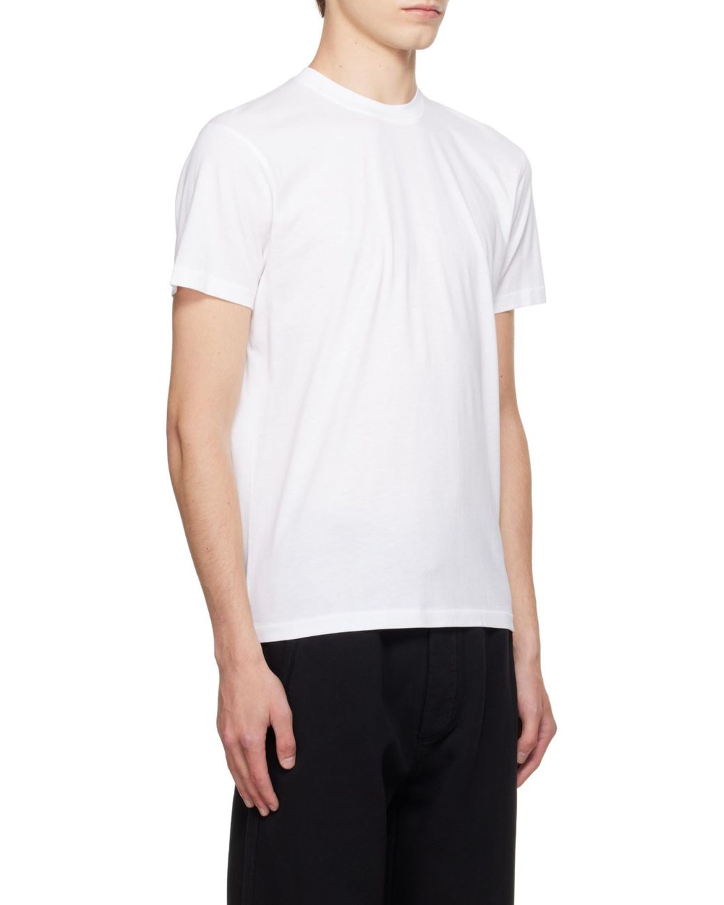 Tom Ford White Crewneck T-Shirt for men