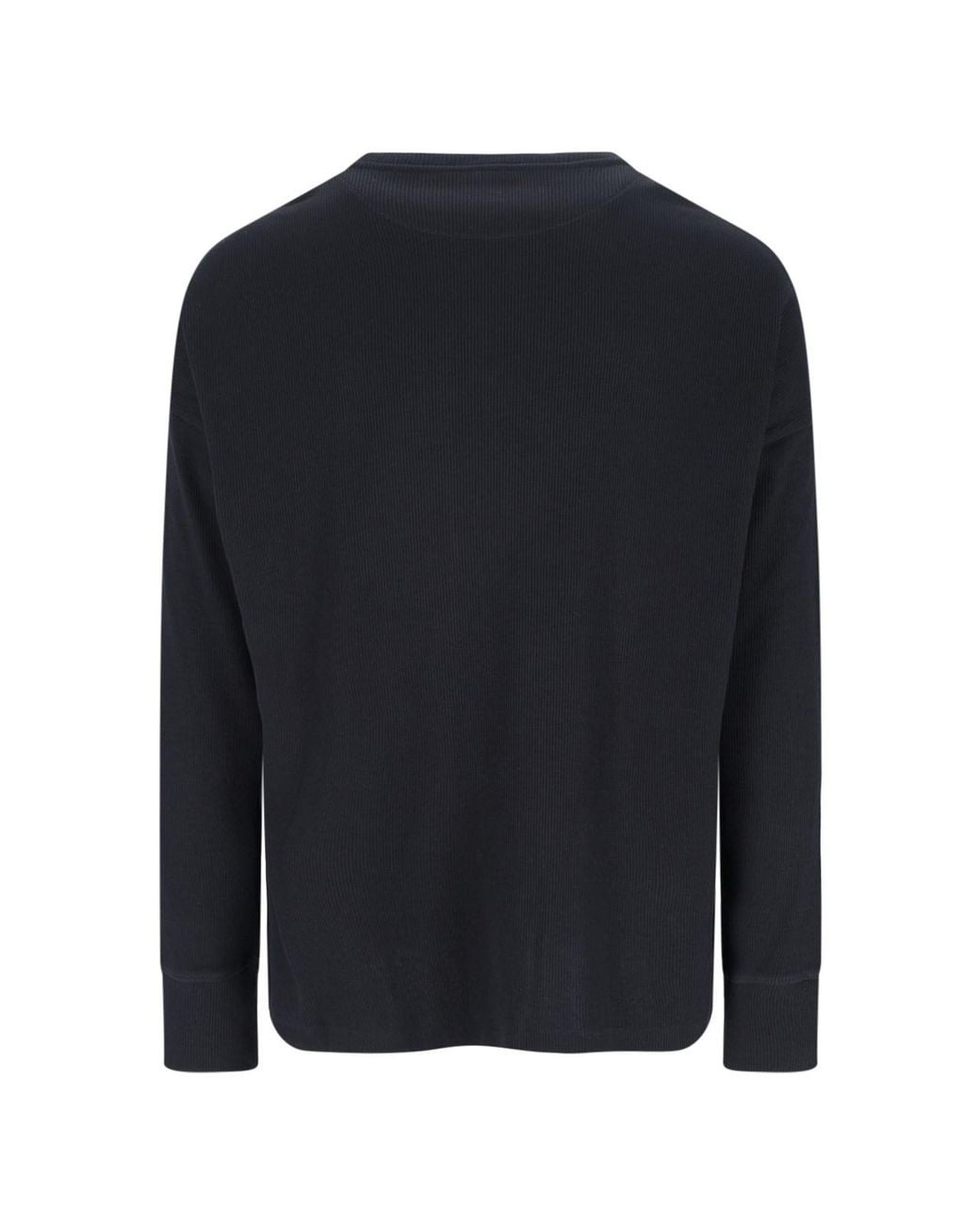 Loewe Blue Long-Sleeved Crewneck T-Shirt for men