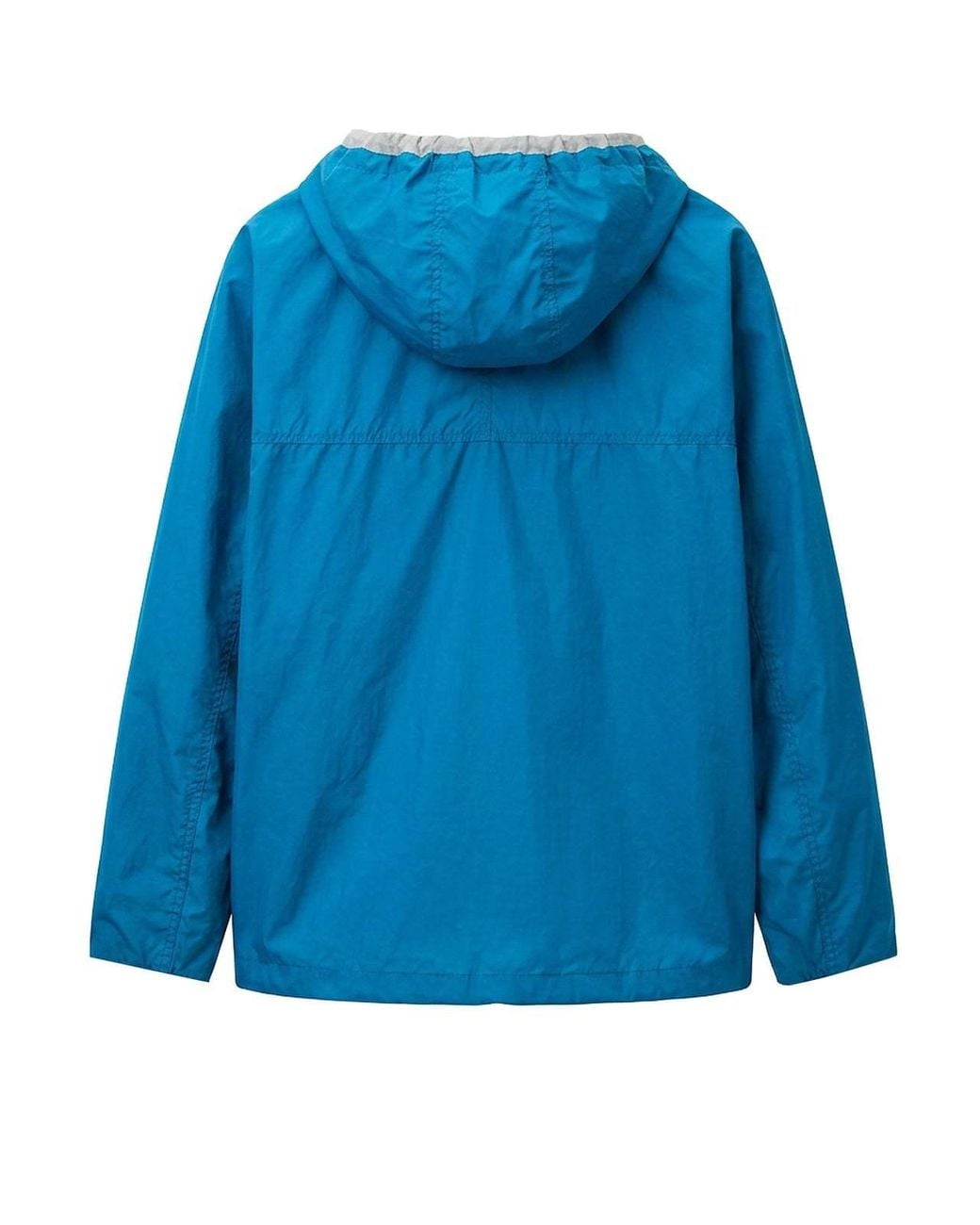 Loewe Blue Anorak Jacket With Mini Logo And Technical Shell for men