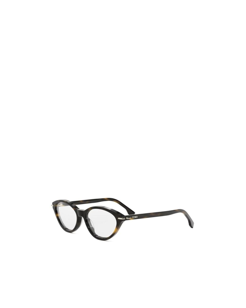 Fendi White Eyewear Cat-Eye Frame Glasses
