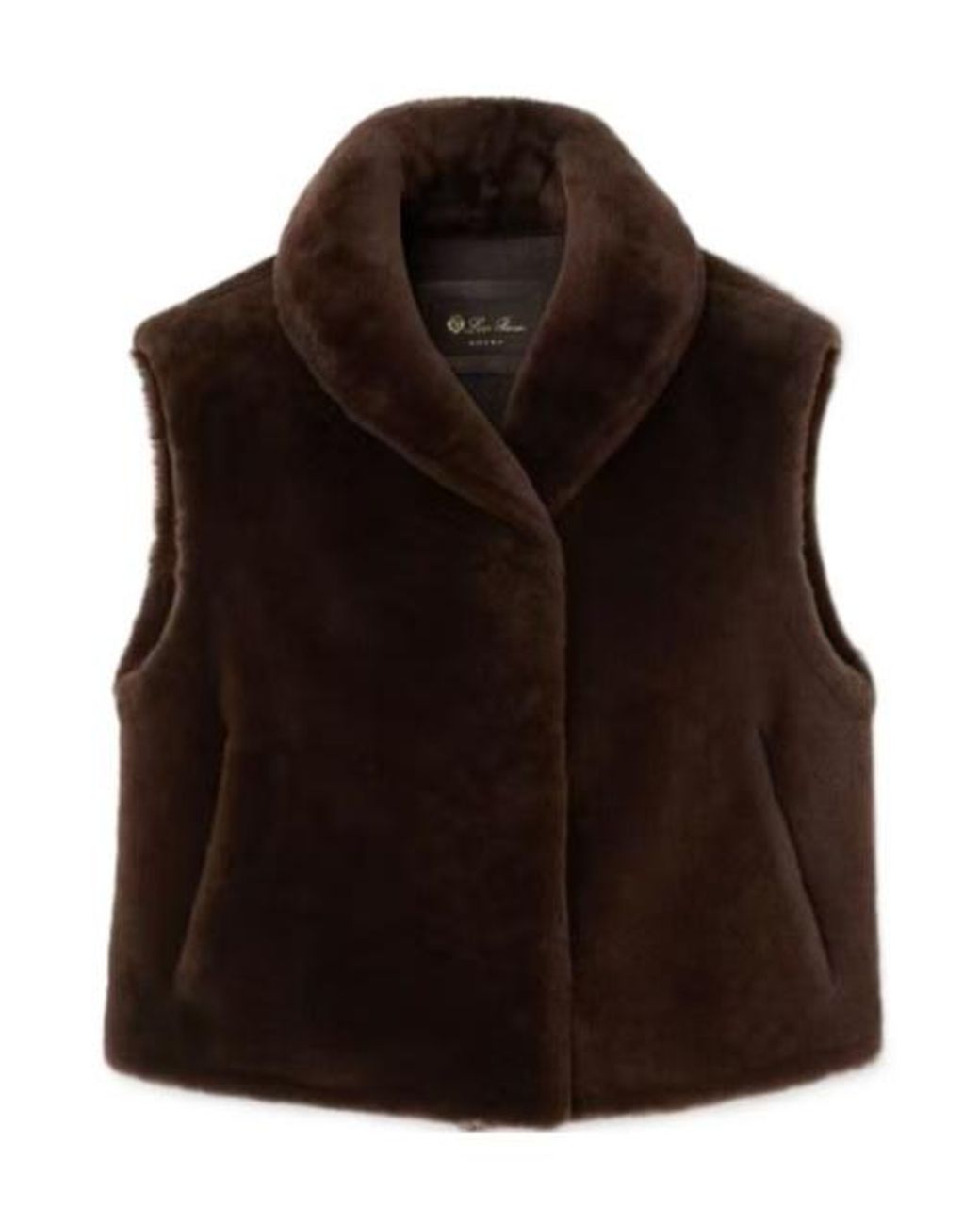Loro Piana Brown Sleeveless Vest
