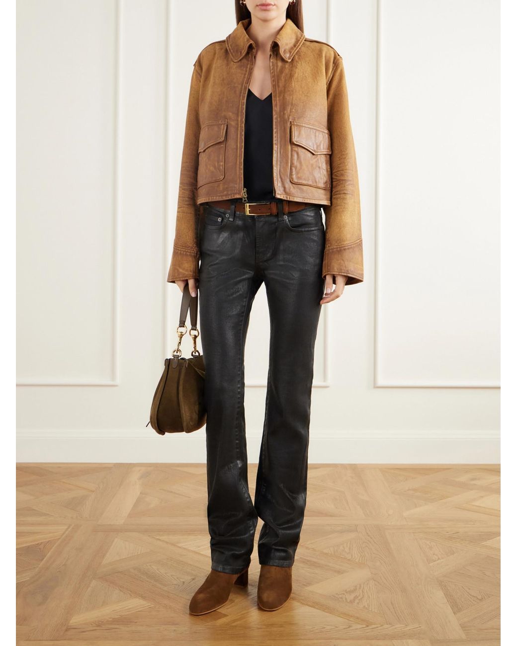 Gianvito Rossi Brown 55 Suede Ankle-Boots