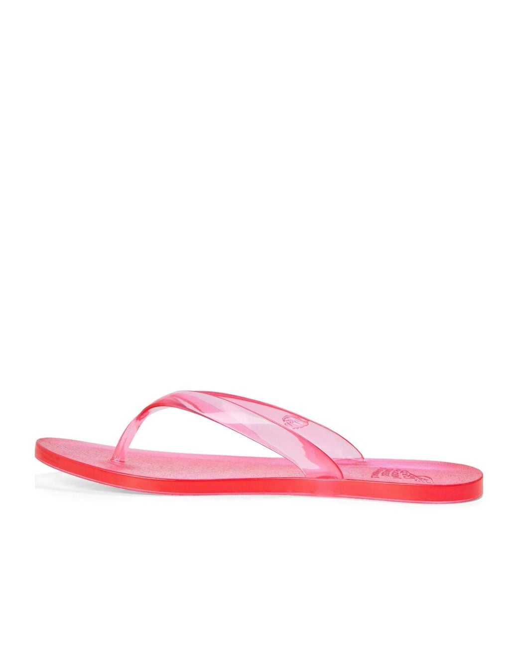 Ancient Greek Sandals Pink Solid Color Flip Flops