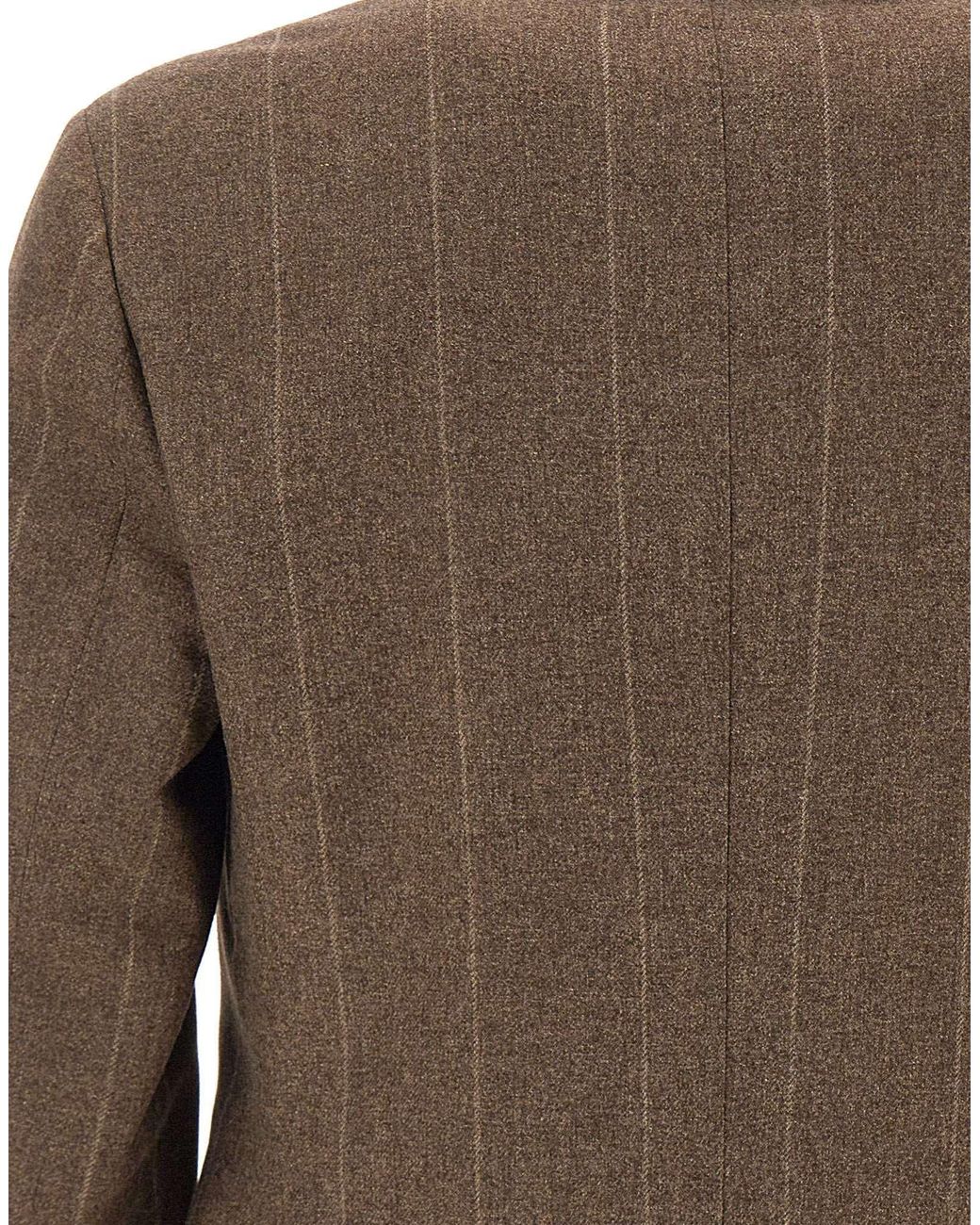 Eleventy Brown Long-Sleeve Jacket for men