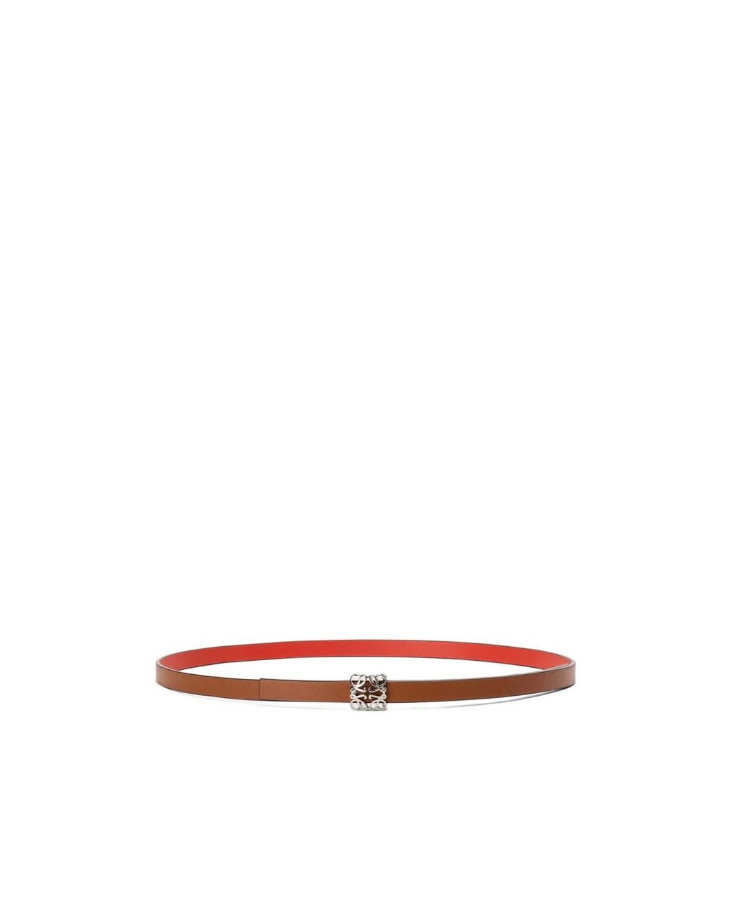 Loewe White Double-Sided Anagram Bombe Belt