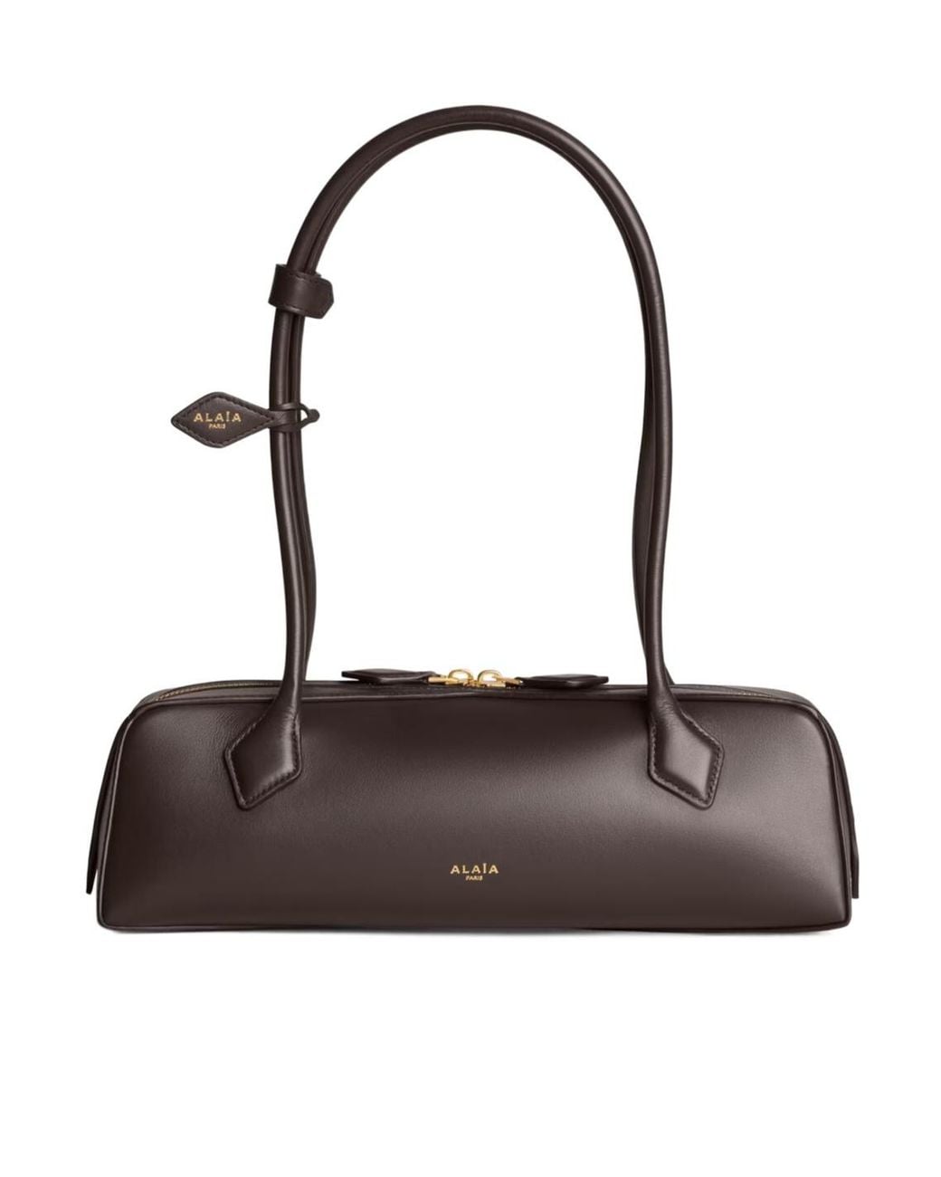 Alaïa Brown Alaïa Le Teckel Medium Shoulder Bag