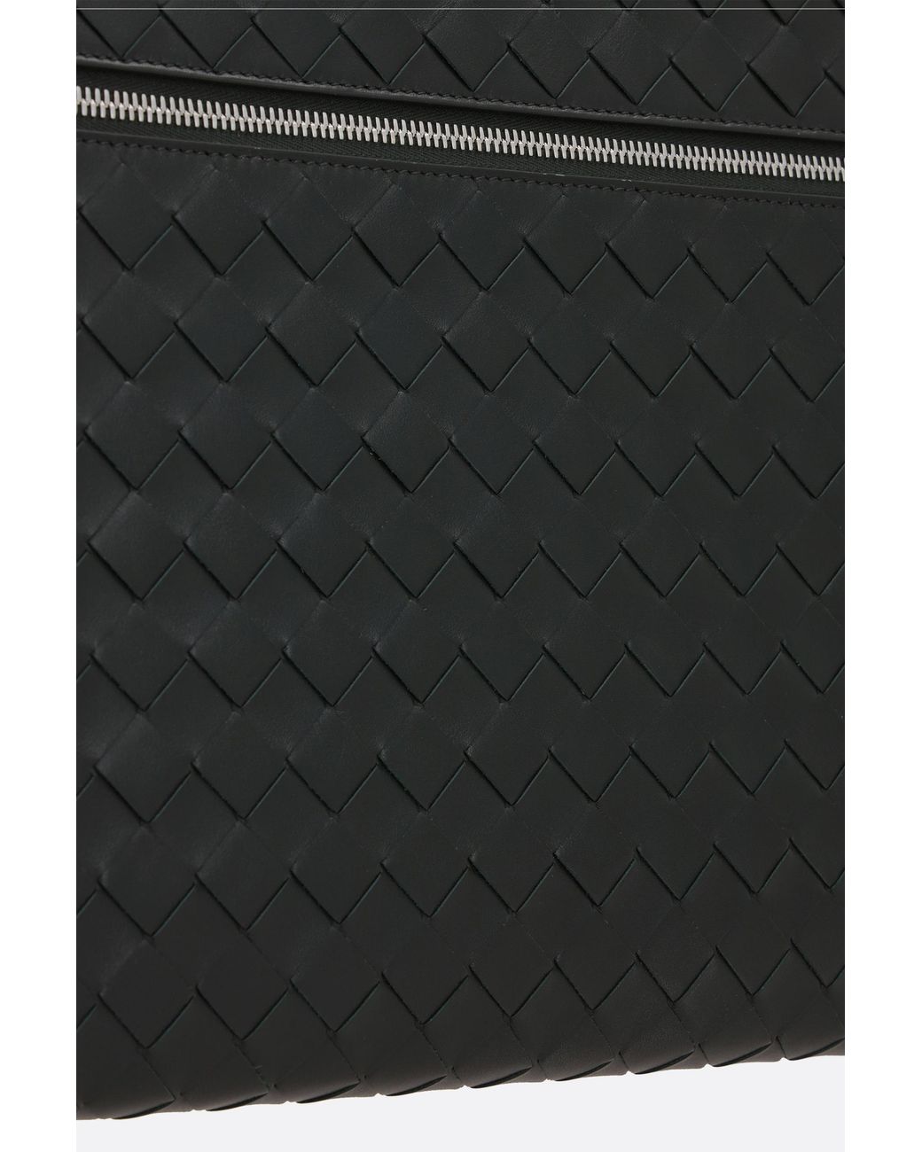 Bottega Veneta Black Classic Intrecciato Document Holder for men