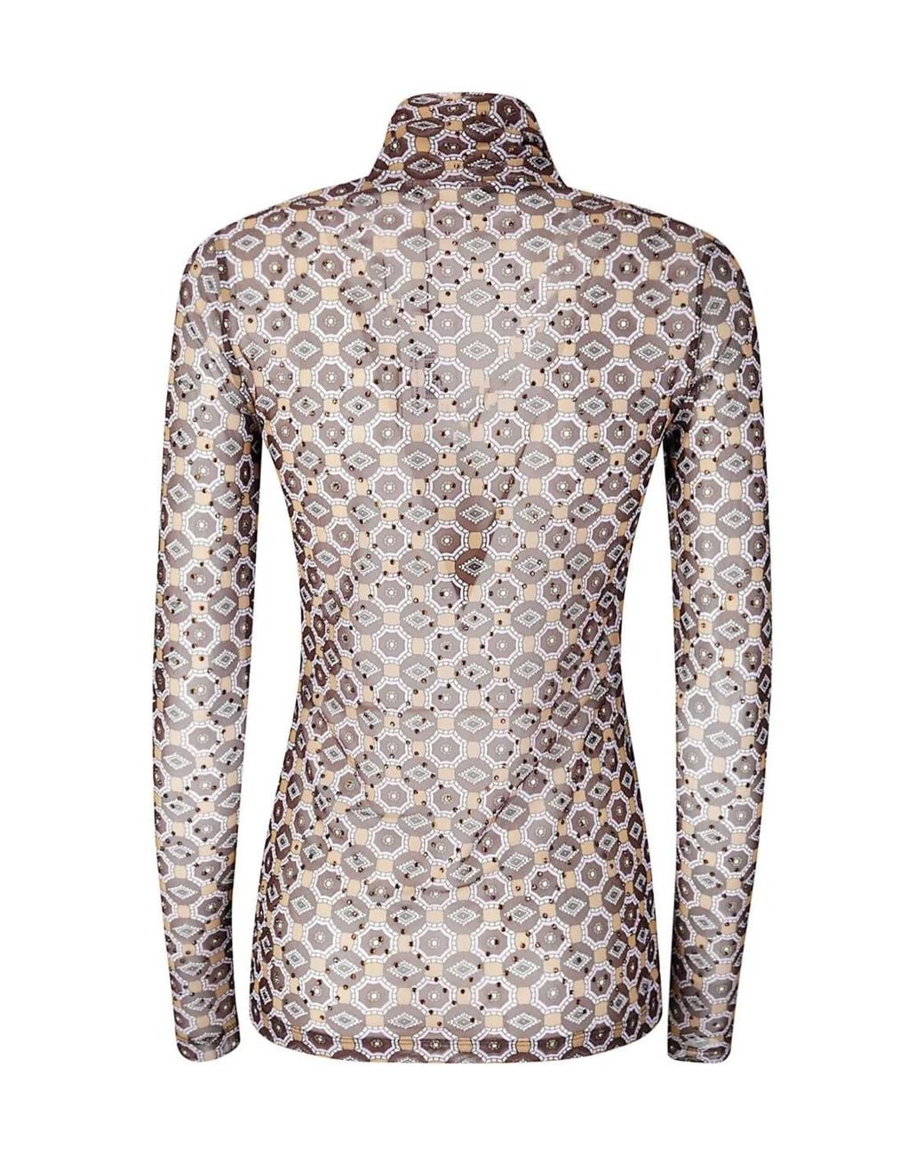 Dries Van Noten Multicolor Long-Sleeved Turtleneck T-Shirt