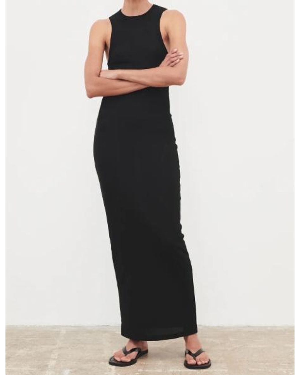 Wardrobe NYC Black Racer Dress