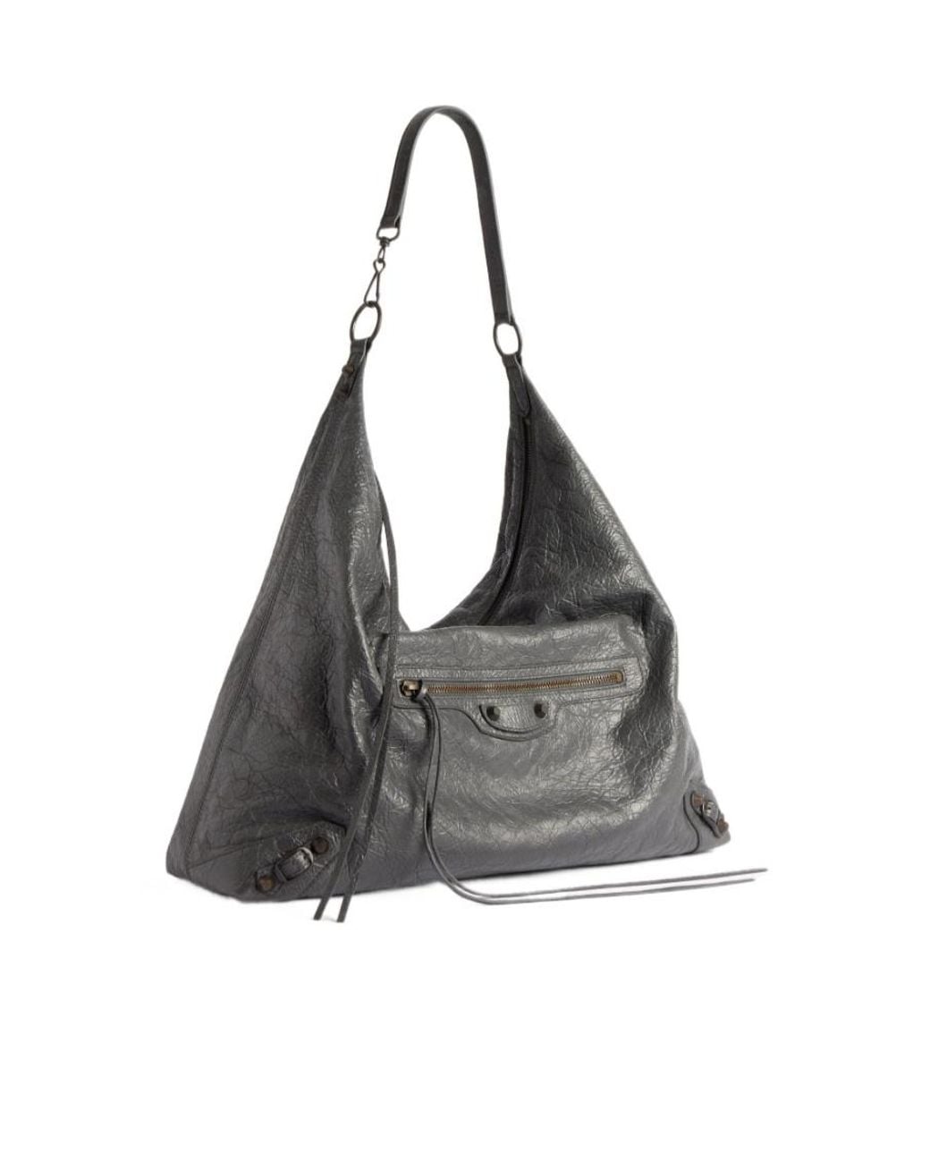Balenciaga Gray Le City Large Hobo Bag
