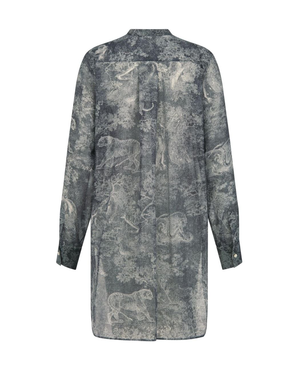 Dior Gray Iviera Long Blouse
