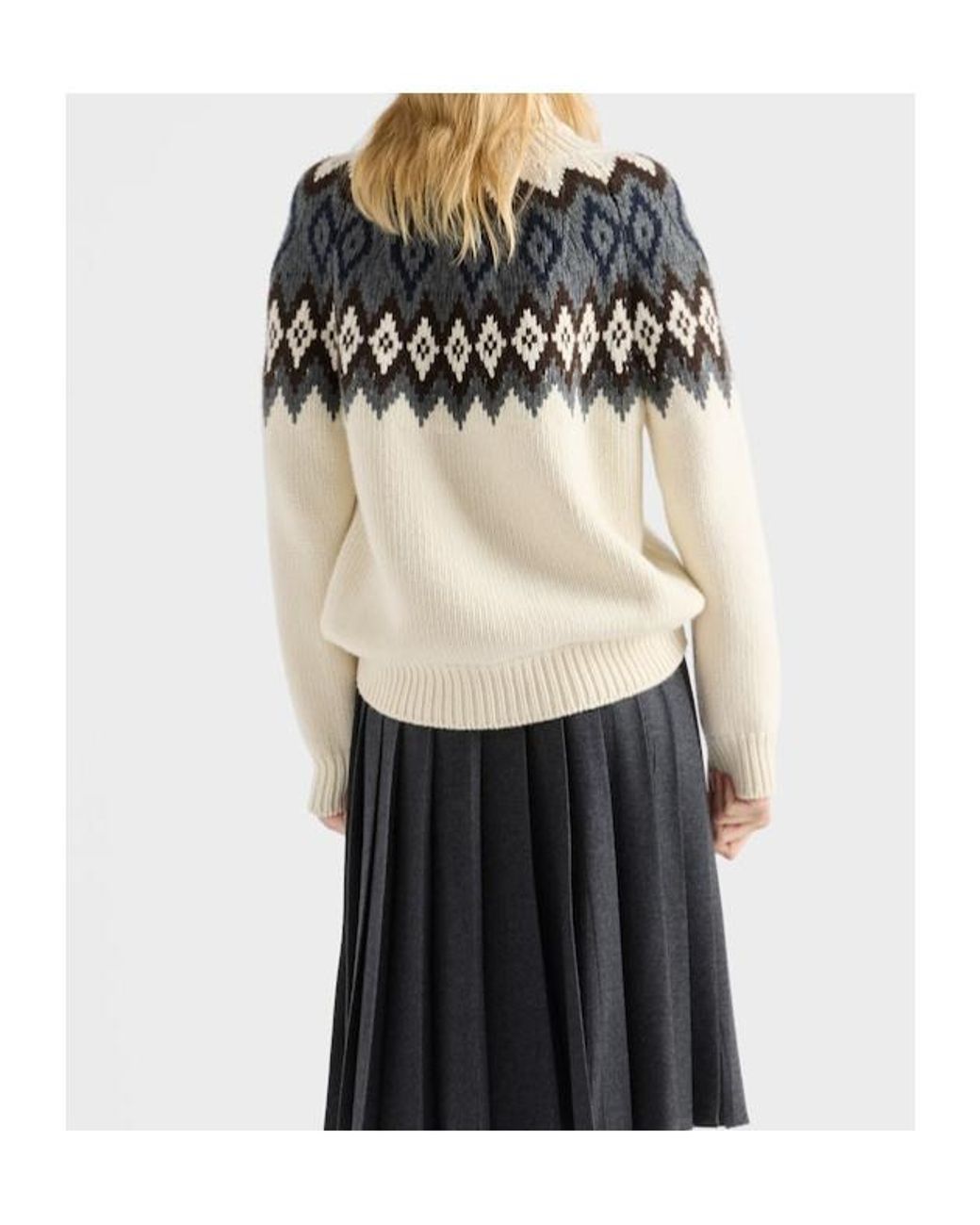 Prada Multicolor Turtleneck Knitted Jumper